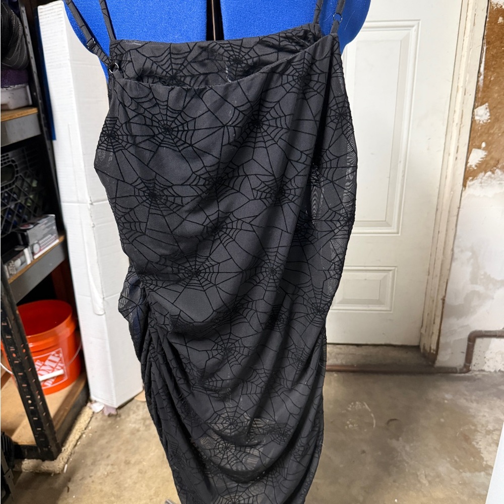 Black Spider Web Dress